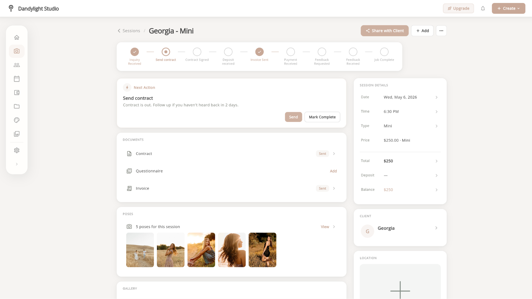 Dandylight job management and workflow interface